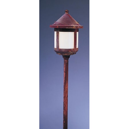 Arroyo Craftsman low voltage 6" berkeley short body stem mount LV24-B6SRM-RC